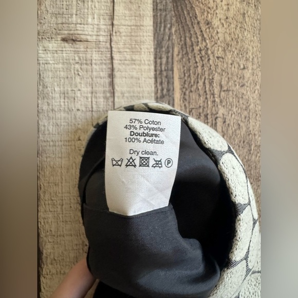 J. Crew Jacquard Ivory Dot Mini Skirt Sz 0 - Picture 6 of 7